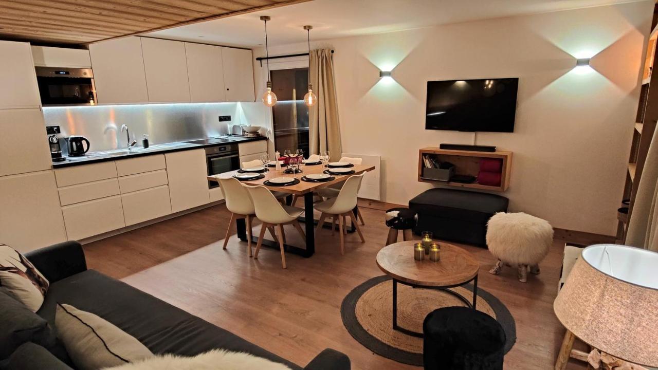 Le Chaberton, Renove En 2021, Pied Des Pistes Et Spa Монженевр Экстерьер фото